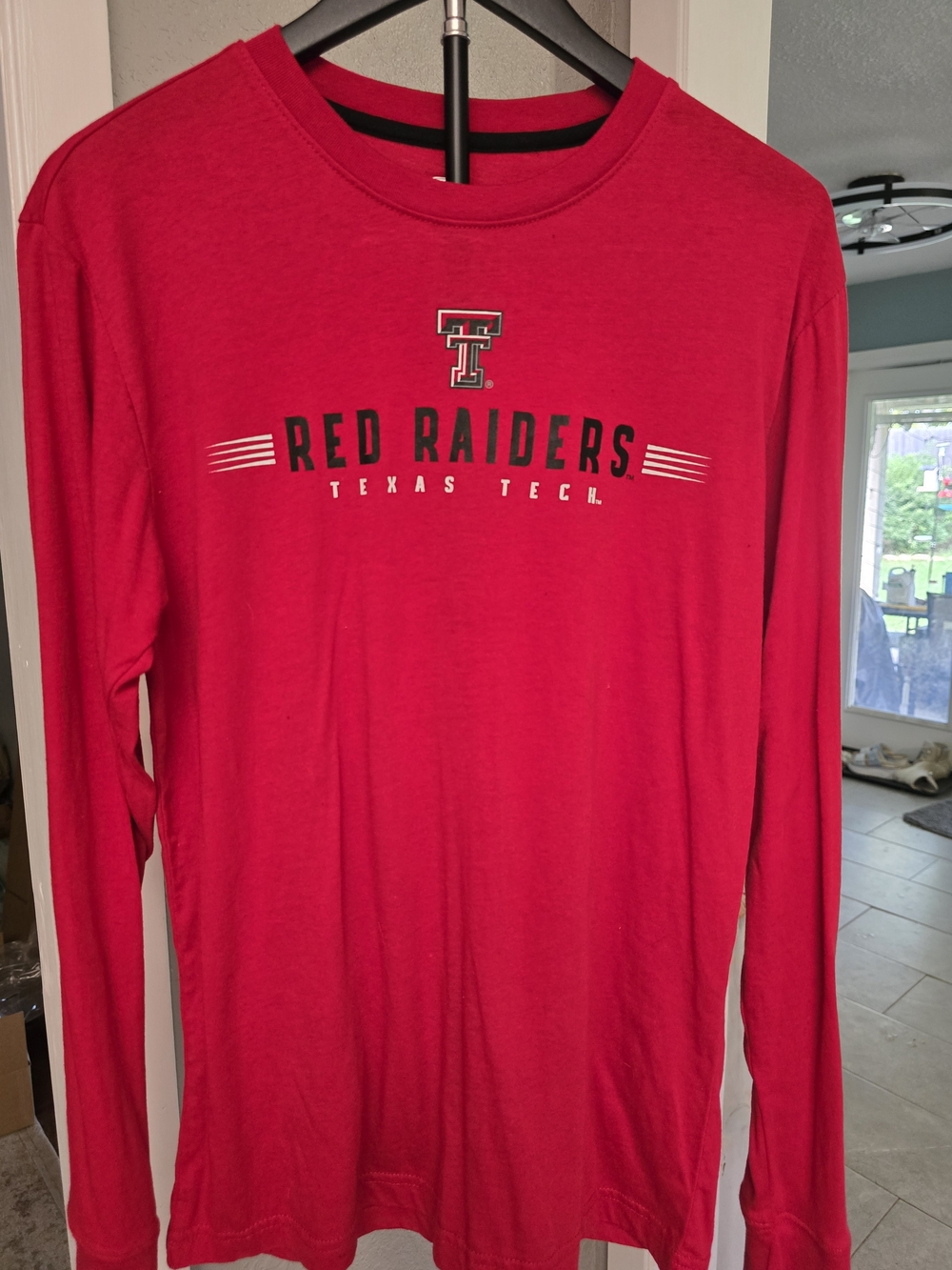 Colosseum Red Long-Sleeve Red Raiders Texas Tech Shirt